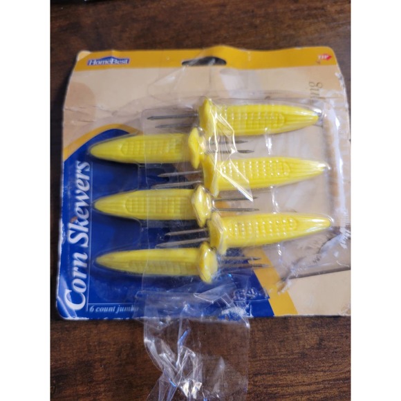 Vintage HomeBest 21394 Corn Skewers Set/6 in Package - Picture 1 of 3